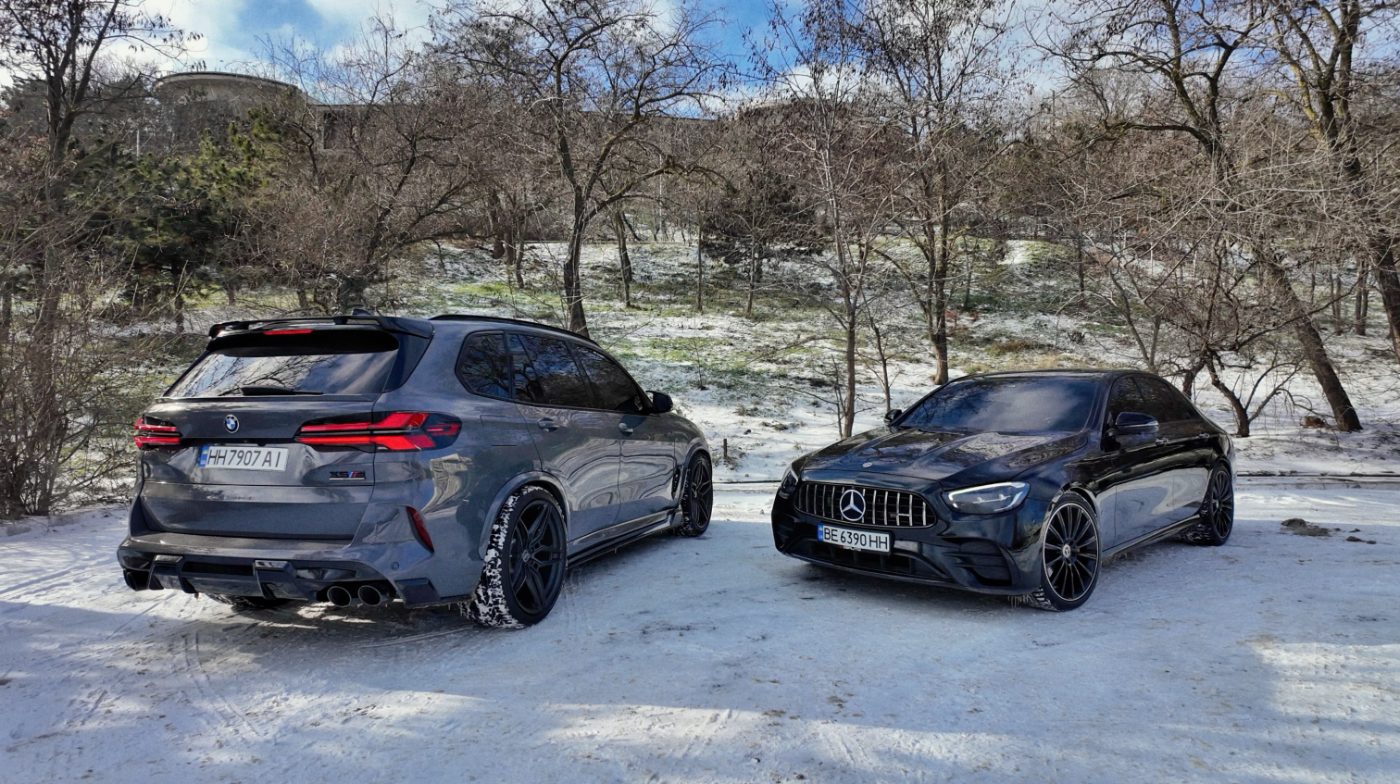 IsAuto — BMW X5 M & Mercedes-AMG, winter shoot